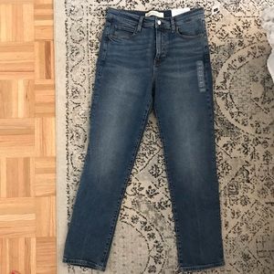 Gap High Rise Straight Jeans